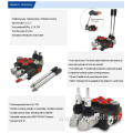 P40 2 Spool Hydraulic Directional Control Valve Cylinder